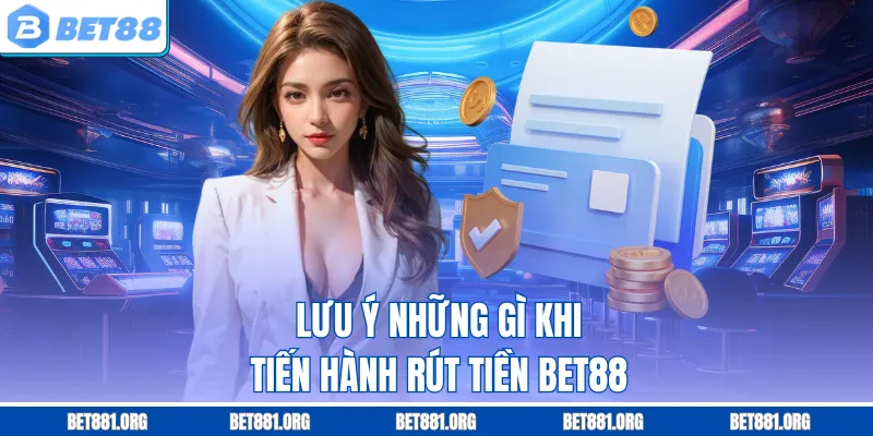 Lưu ý những gì khi tiến hành rút tiền Bet88